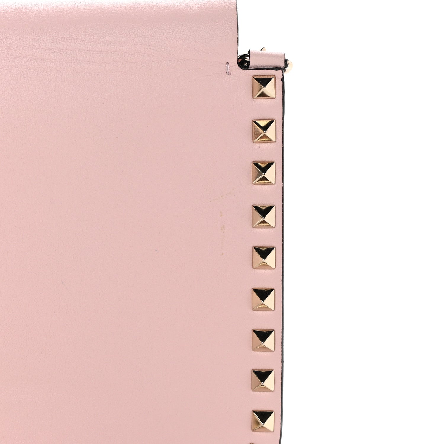 Valentino Garavani Vitello Rockstud Side Slip Crossbody Pink 10 of 13