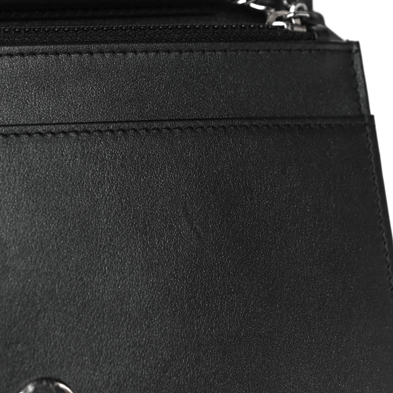 Chanel Caviar Quilted Vintage Mademoiselle Wallet On Chain WOC Black 17 of 20