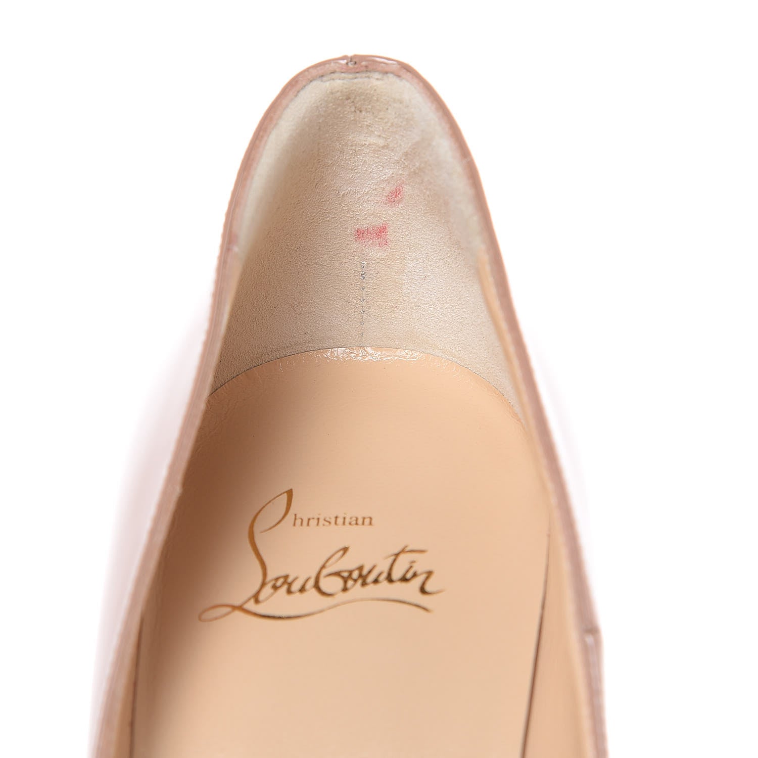 Christian Louboutin Patent So Kate 120 Pumps 38.5 Nude 8 of 11