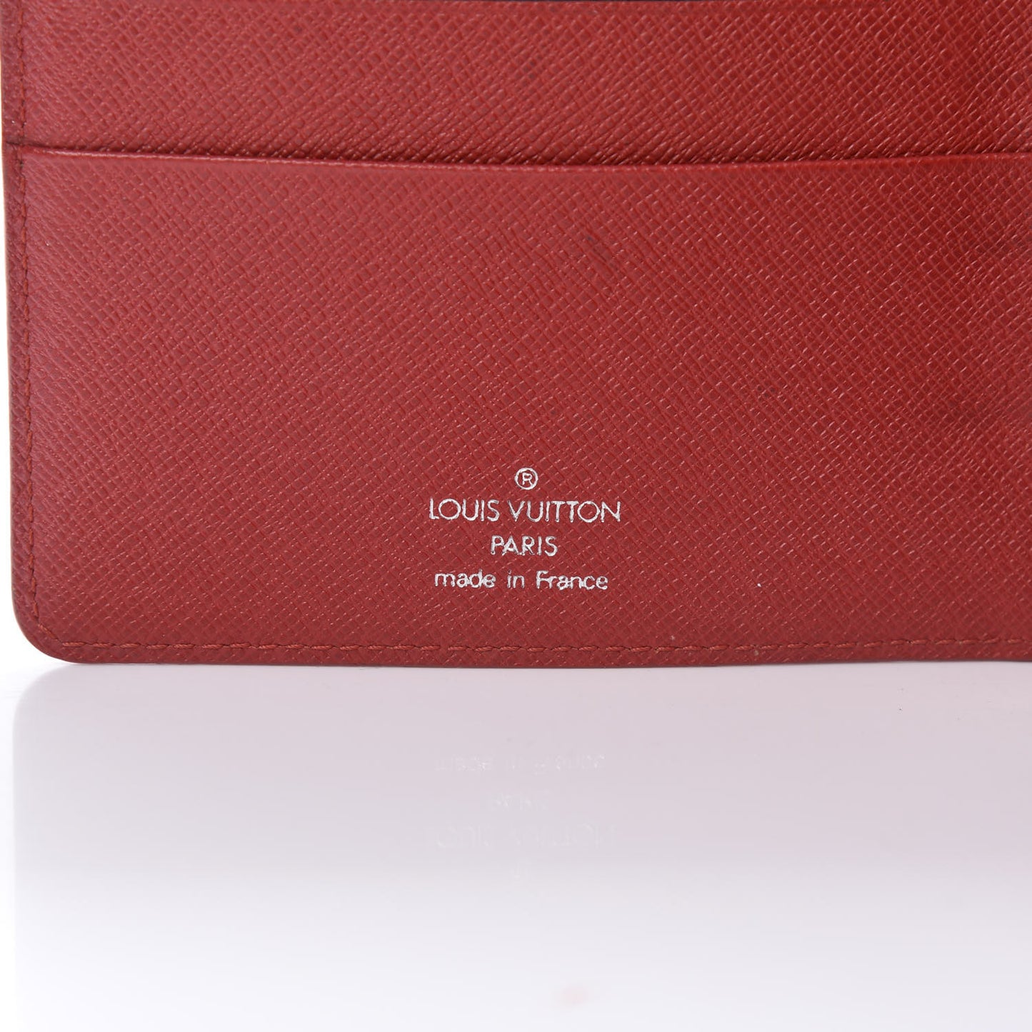 Epi Medium Ring Agenda Cover Rouge