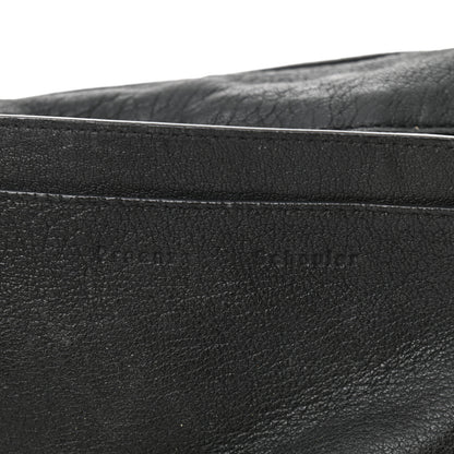 Proenza Schouler Calfskin Lizard Embossed Large Courier Bag Black 6 of 9