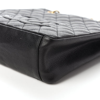 Chanel Caviar Quilted Petit Shopping Tote PST Black 7 of 12