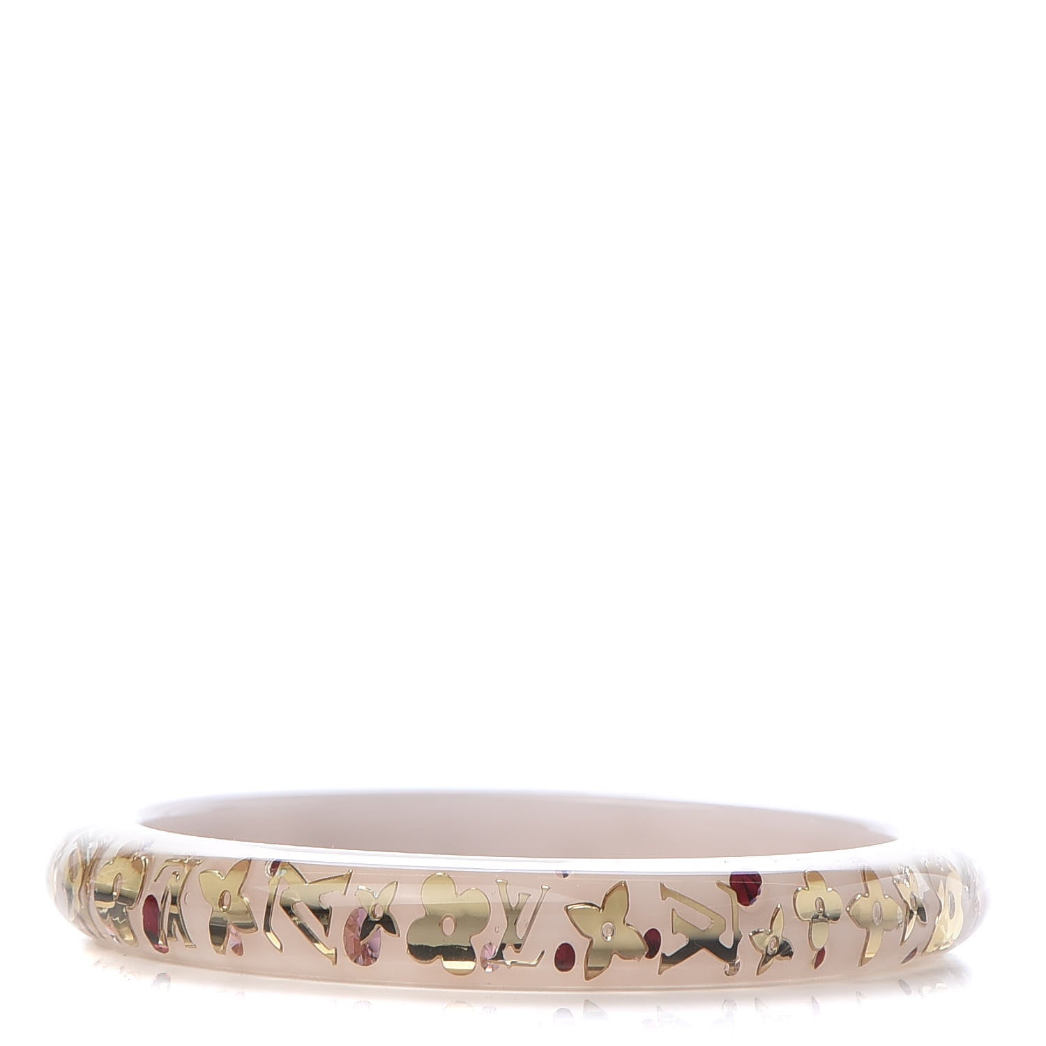 Louis Vuitton Resin Swarovski Large Inclusion Bracelet PM Parme 1 of 5