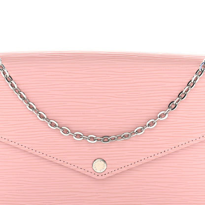Louis Vuitton Epi Pochette Felicie Rose Ballerine 9 of 13