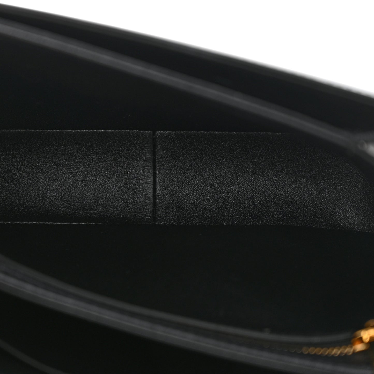 Shiny Calfskin Small Triomphe Black