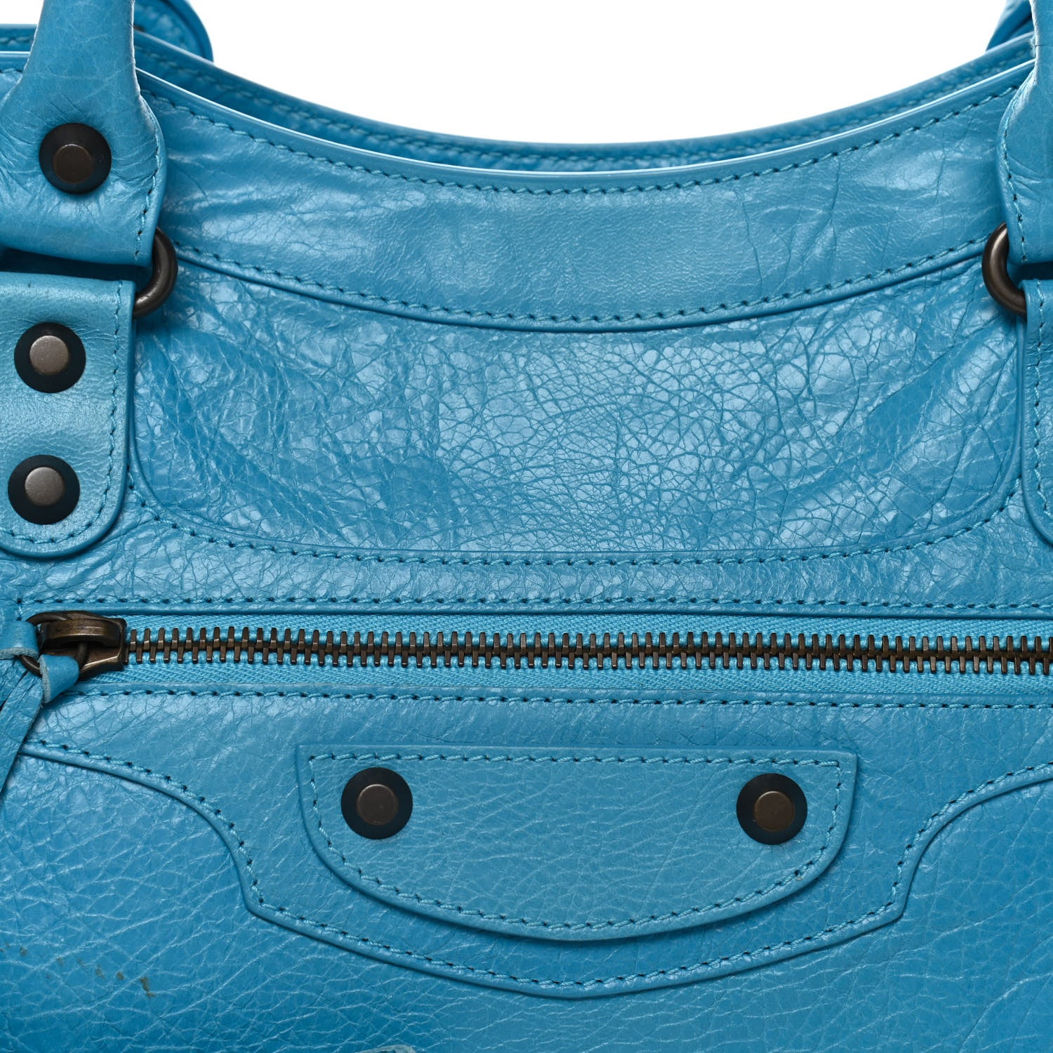 Balenciaga Agneau Classic Hardware City Bleu Azur Clair 8 of 12