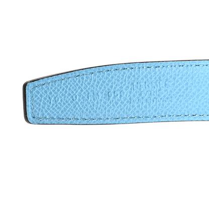 Hermes Epsom Swift Enamel 24mm Belt 70 28 Bleu Brume Celeste 5 of 6