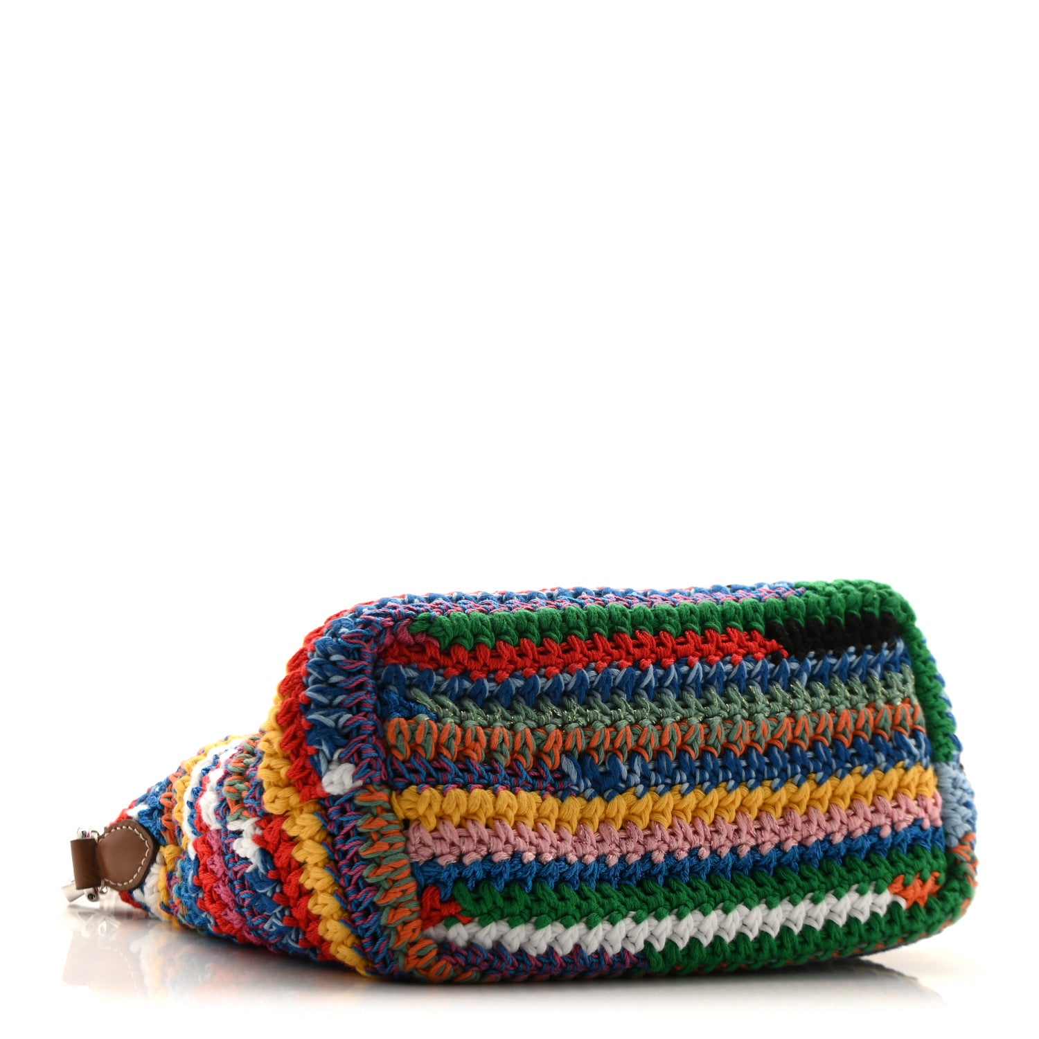Miu Miu Fabric Crochet Pouch Multicolor Multicolor 4 of 10