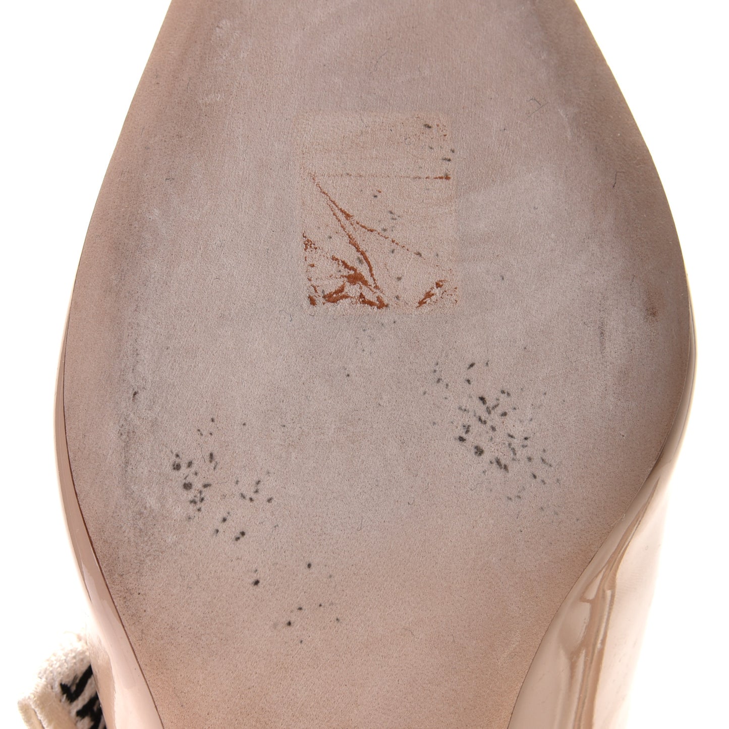 Patent Ribbon J'Adior Slingback 65mm Pumps 41 Nude