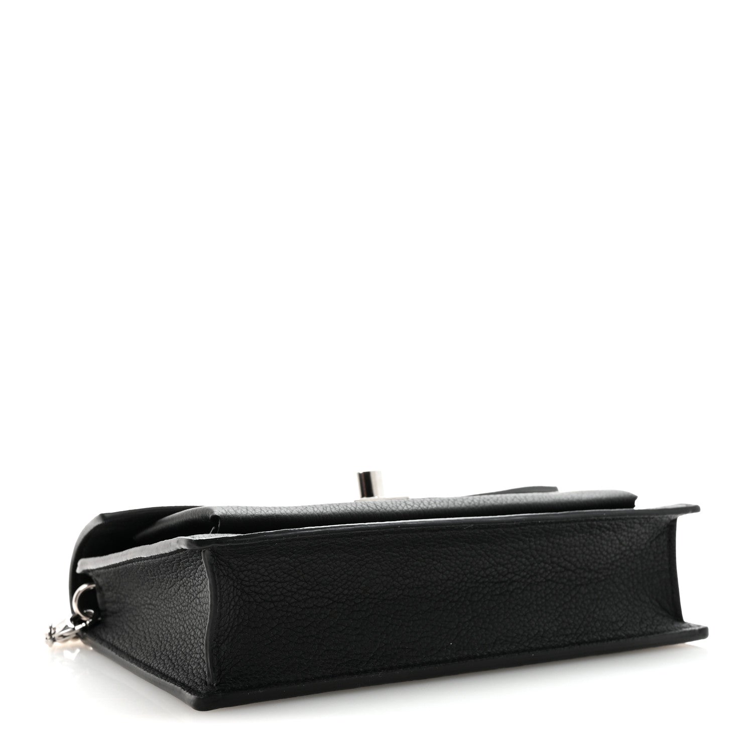 Louis Vuitton Soft Calfskin My Lockme Chain Pochette Black 4 of 9