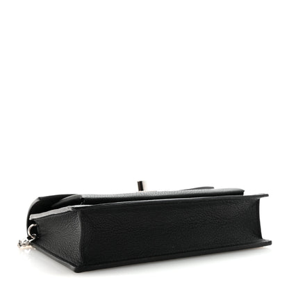 Louis Vuitton Soft Calfskin My Lockme Chain Pochette Black 4 of 9