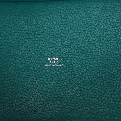 Hermes Taurillon Clemence Picotin Lock 18 PM Turquoise 6 of 13