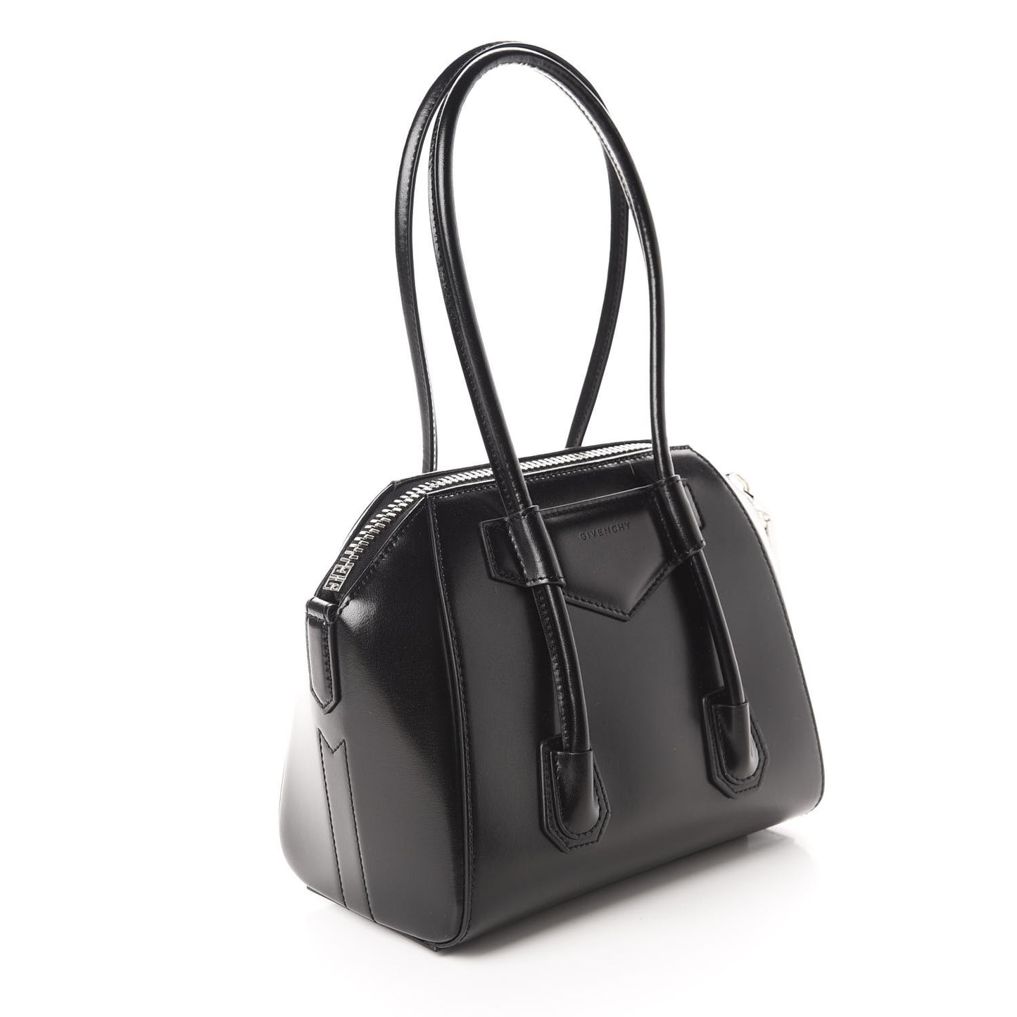 Box Calfskin Mini Lock Antigona Black