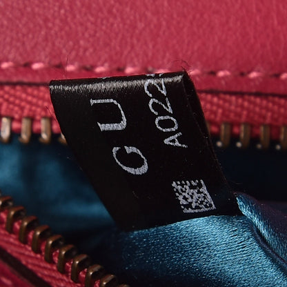 Gucci Velvet Matelasse Small GG Marmont Shoulder Bag Light Raspberry Rose 8 of 9