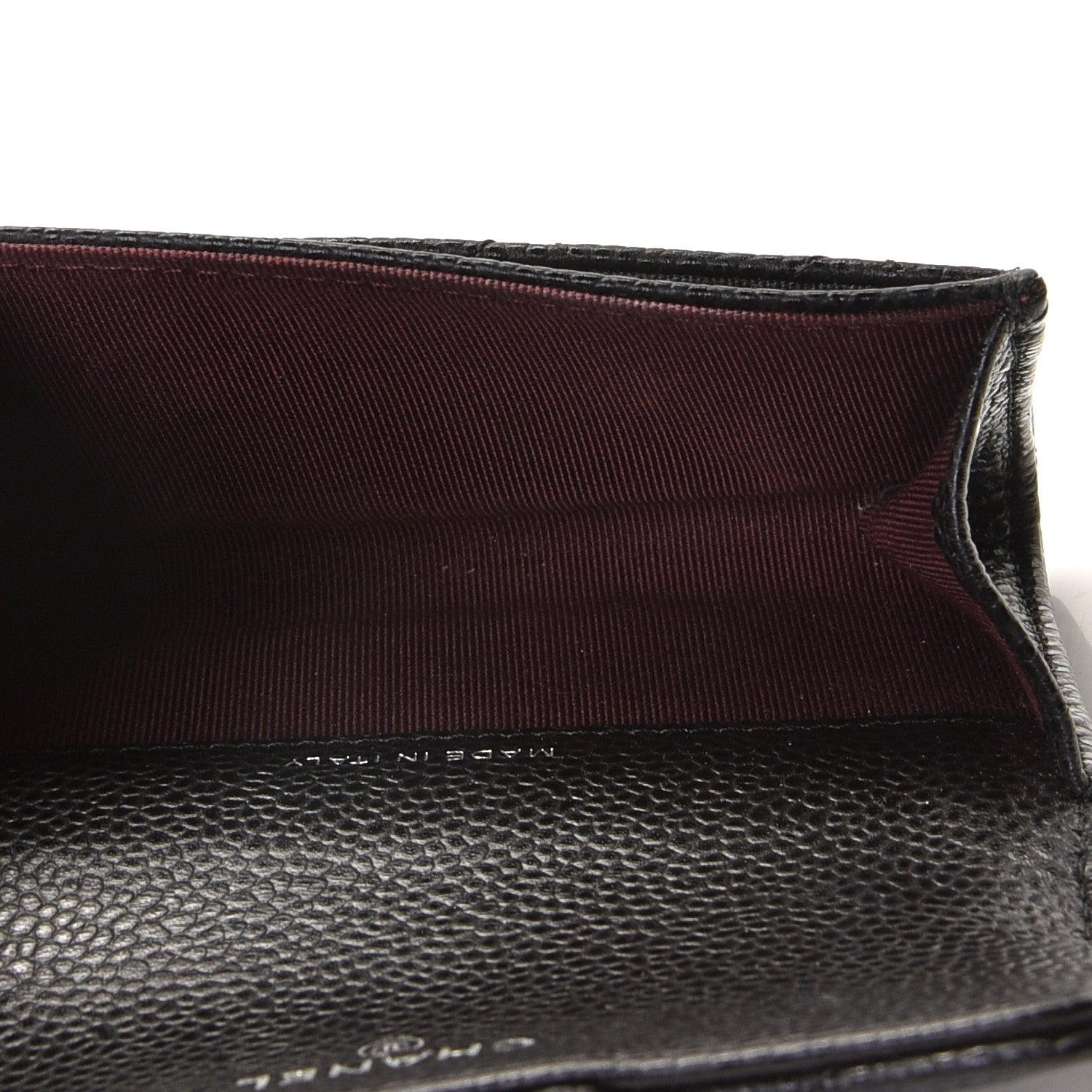 Chanel Caviar Quilted Flap Card Holder Black 6 of 12