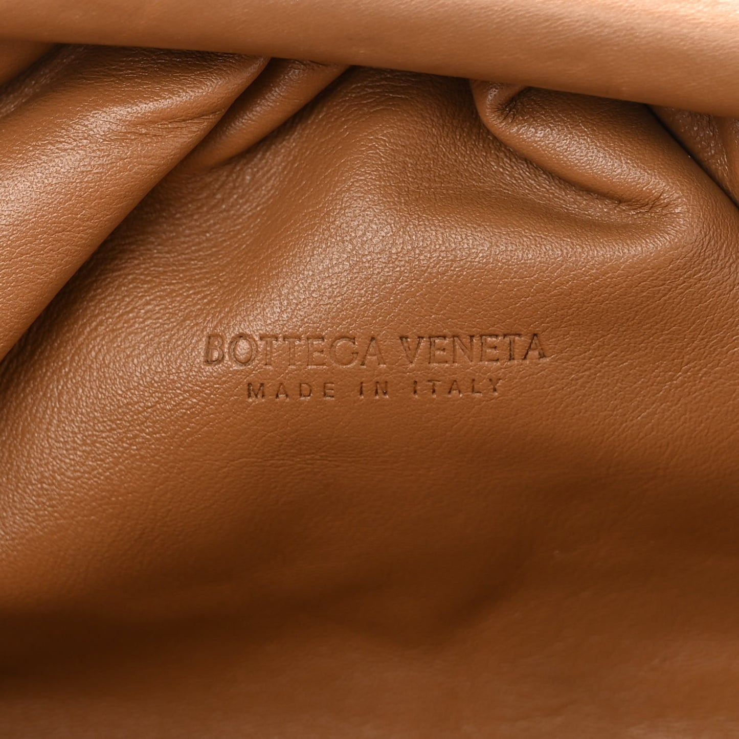 Butter Calfskin The Mini Pouch Camel