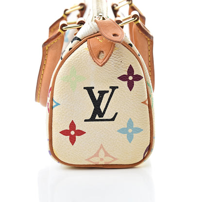 Louis Vuitton Monogram Multicolor Mini Sac HL Speedy White 8 of 11