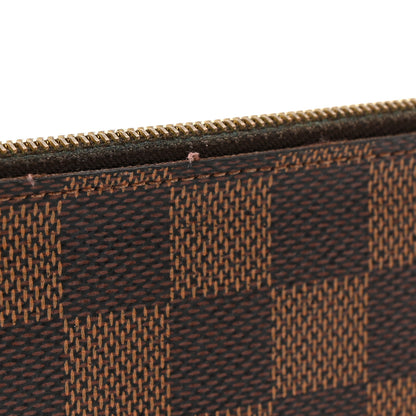 Louis Vuitton Damier Ebene Felicie Chain Wallet Zippered Insert 7 of 9