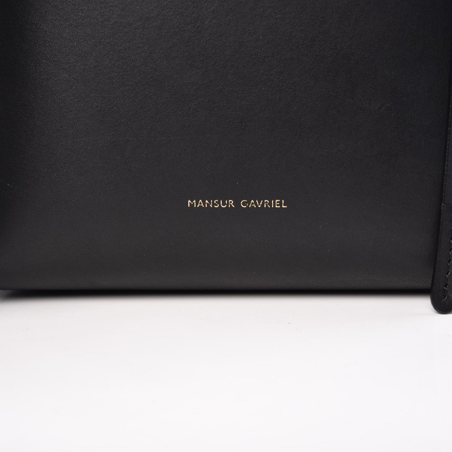 Calfskin Mini Bucket Bag Black Royal