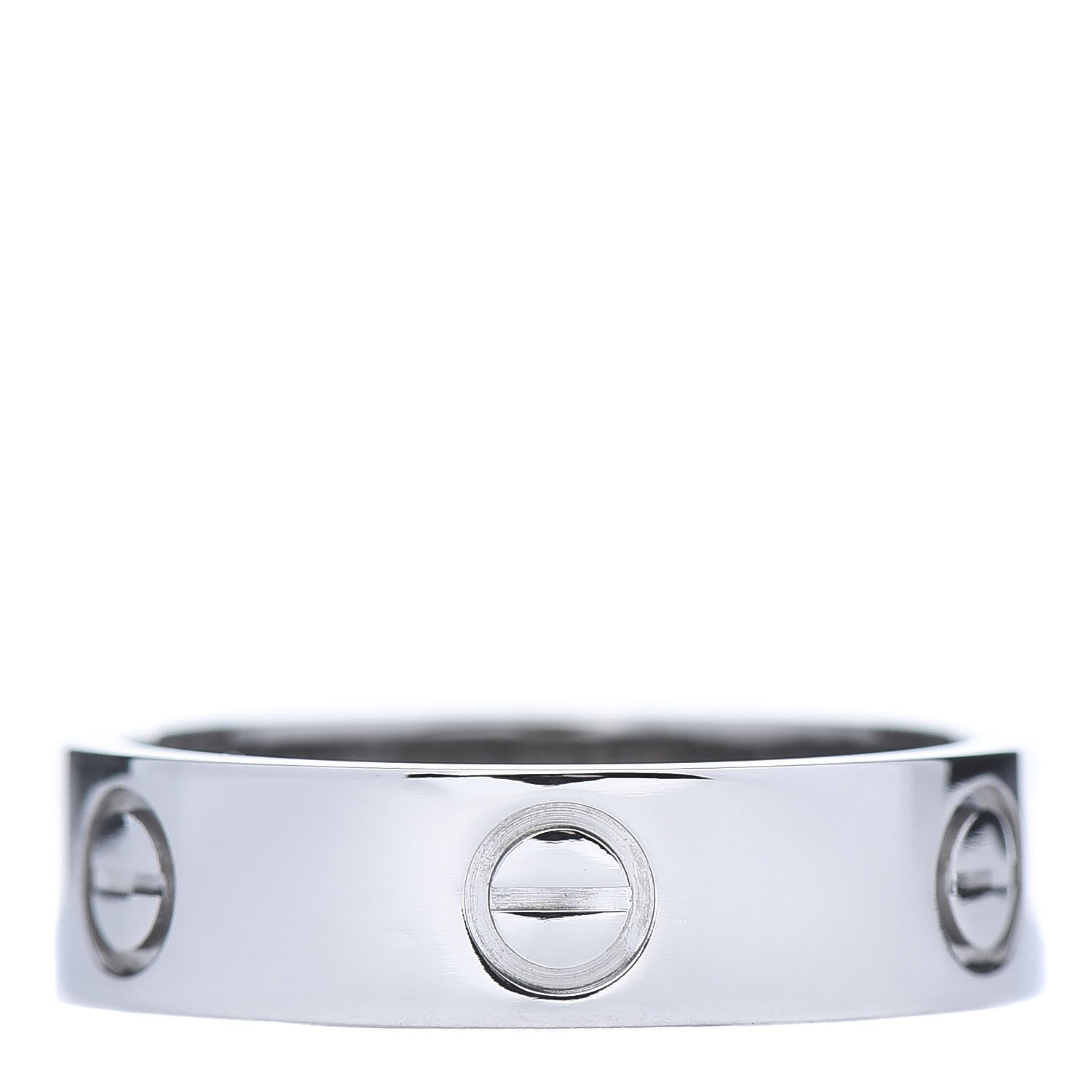 Cartier Platinum 5.5mm LOVE Ring 57 8 1 of 6