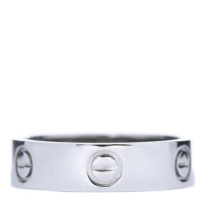 Cartier Platinum 5.5mm LOVE Ring 57 8 1 of 6