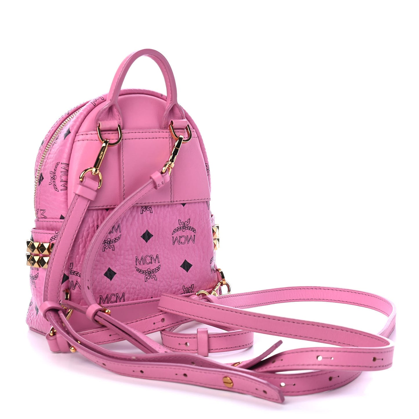 Visetos Side Stud X-Mini Stark Bebe Boo Backpack Pink