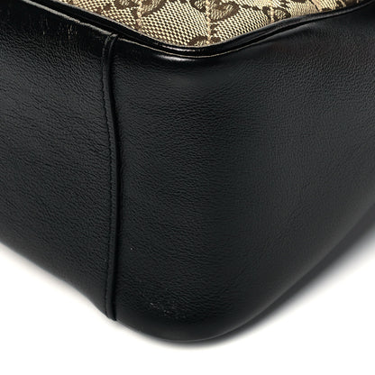 Gucci Monogram Azalea Calfskin Matelasse Diagonal Small GG Marmont Top Handle Shoulder Bag Beige Ebony Black 10 of 11