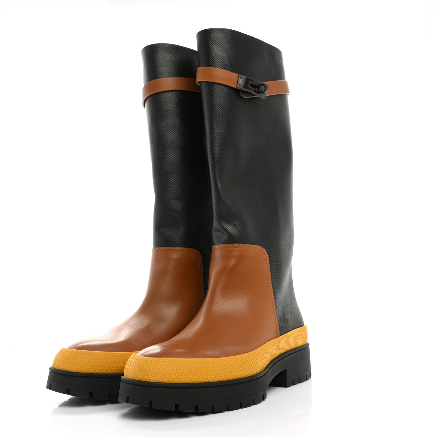 Toile De Coton Barn Boots 39 Black Marron Iroko