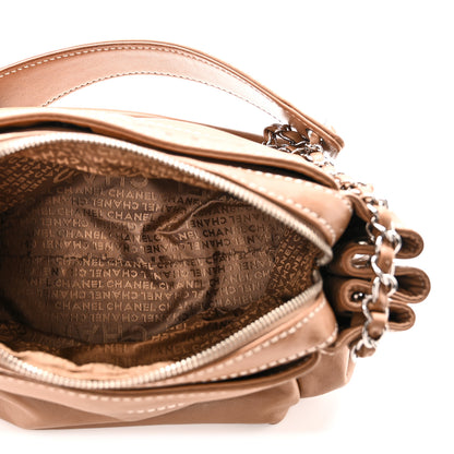 Chanel Lambskin Lax Accordion Hobo Brown 5 of 11
