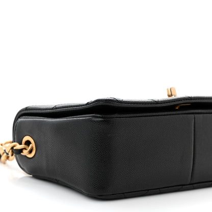 Chanel Caviar Quilted Small Fashion Therapy Flap Bag Black 9 of 10