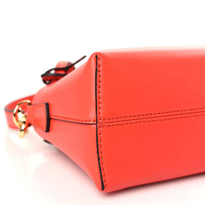 Fendi Vitello King Logo Embossed Mini By The Way Boston Bag Tulipano 8 of 9