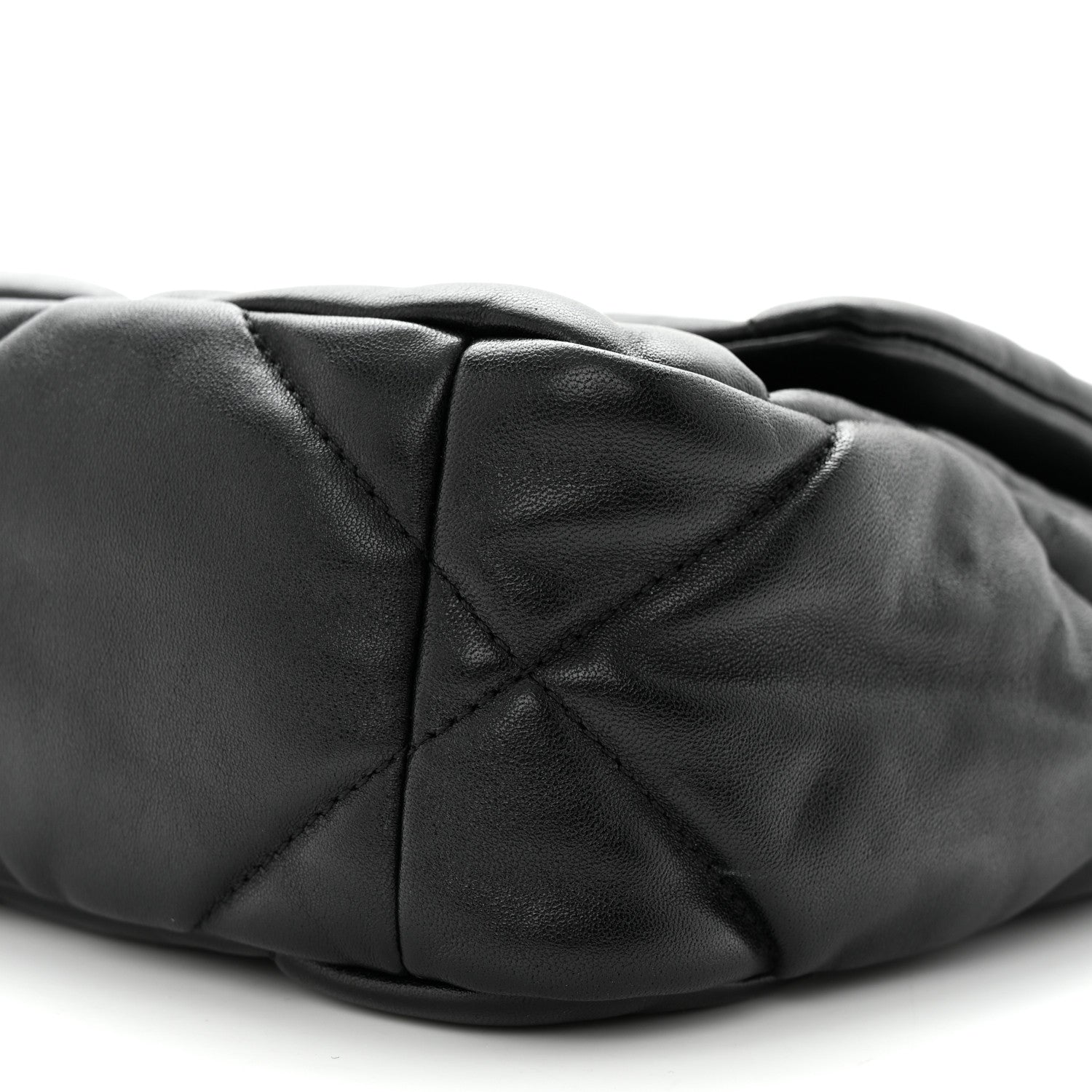 Chanel Goatskin Quilted Medium Chanel 19 Flap Black 10 of 11