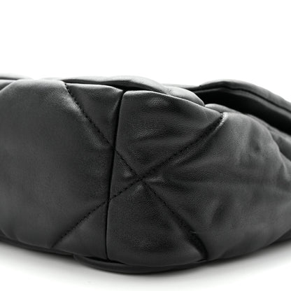 Chanel Goatskin Quilted Medium Chanel 19 Flap Black 10 of 11