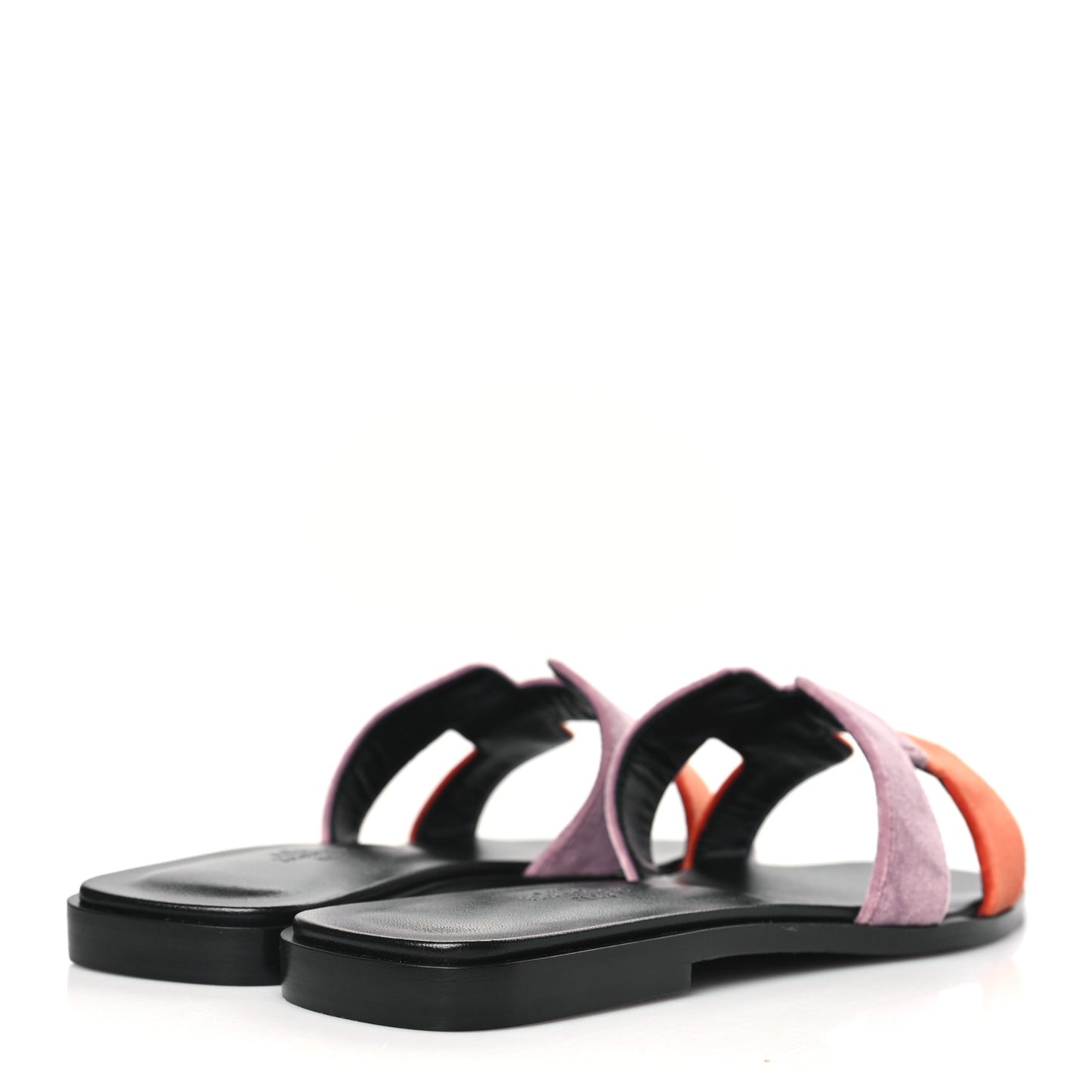 Velvet Lambskin Oran Sandals 37 Bruyère Orange Canyon