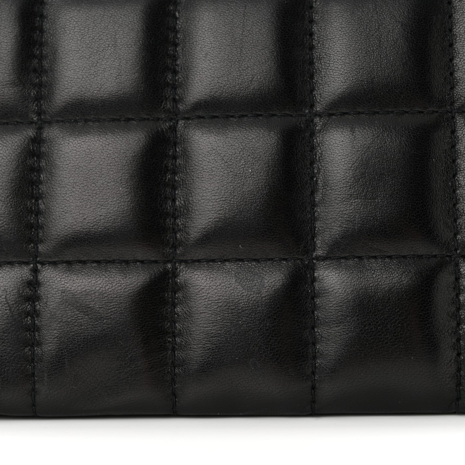 Chanel Lambskin Chocolate Bar Quilted Lambskin 5 Chain Flap Black 13 of 13