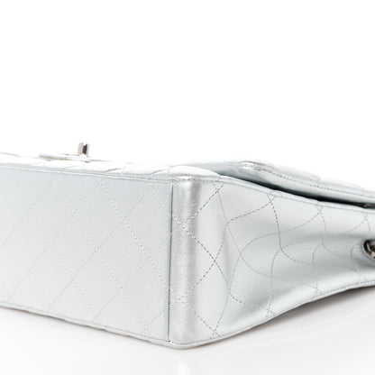 Chanel Metallic Lambskin Quilted Maxi Single Flap Silver 11 of 12