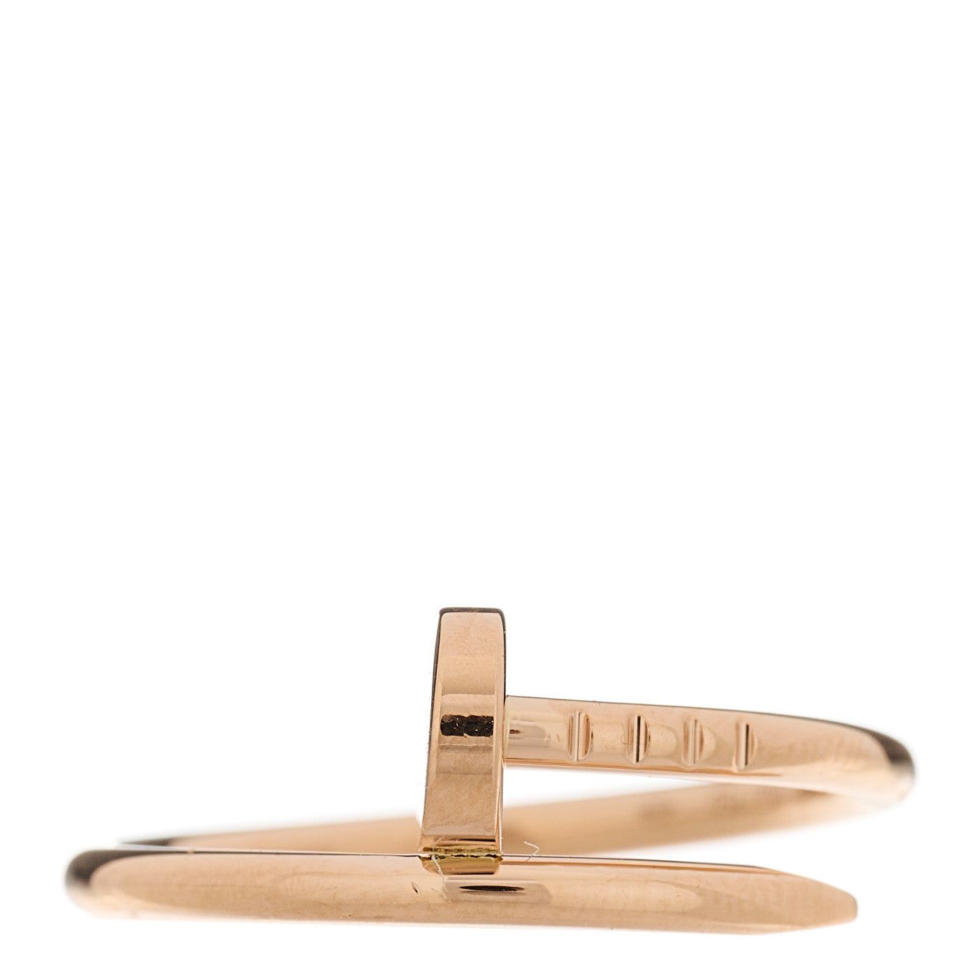 18K Pink Gold Small Juste Un Clou Ring 53 6.5
