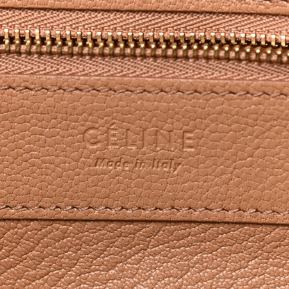 Celine Horizontal Zipper Gusset Cabas Beige 6 of 16