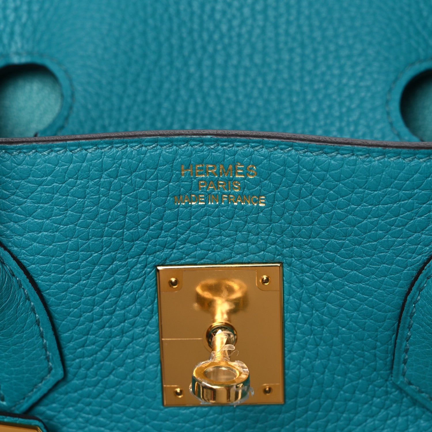 Hermes Taurillon Clemence Birkin 35 Bleu Paon 6 of 10