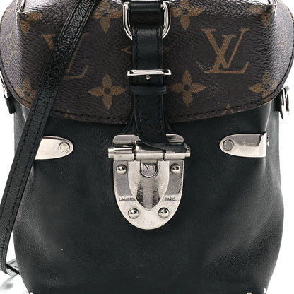 Louis Vuitton Calfskin Monogram Camera Box Black 7 of 10