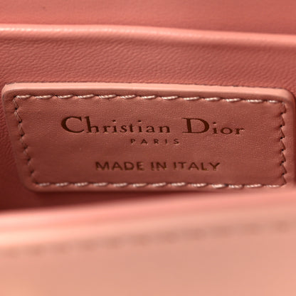Christian Dior Smooth Calfskin Micro 30 Montaigne Flap Bag Pale Pink 6 of 11