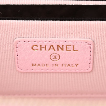 Chanel Lambskin Quilted Small Top Handle Vanity Case With Chain Light Pink Light Pink 6 of 11