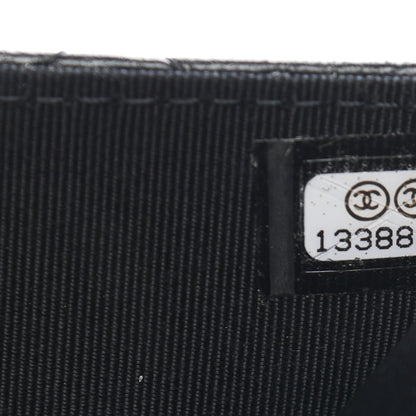 Chanel Lambskin Quilted Wallet On Chain WOC Black 6 of 9