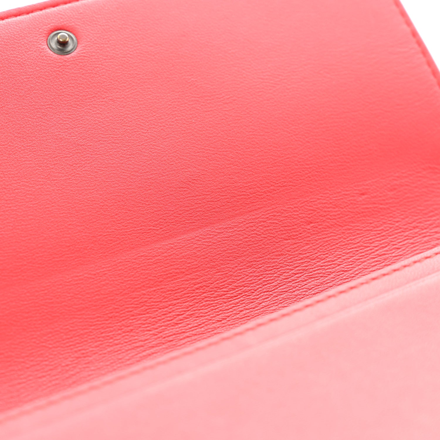 Bottega Veneta Nappa Intrecciato Continental Wallet on Chain Red 14 of 14