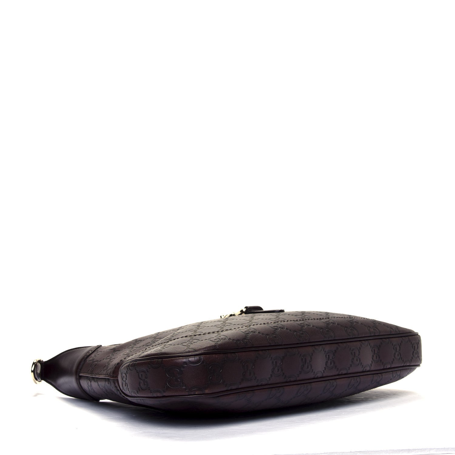 Gucci Guccissima Small Jackie O Hobo Chocolate 3 of 10