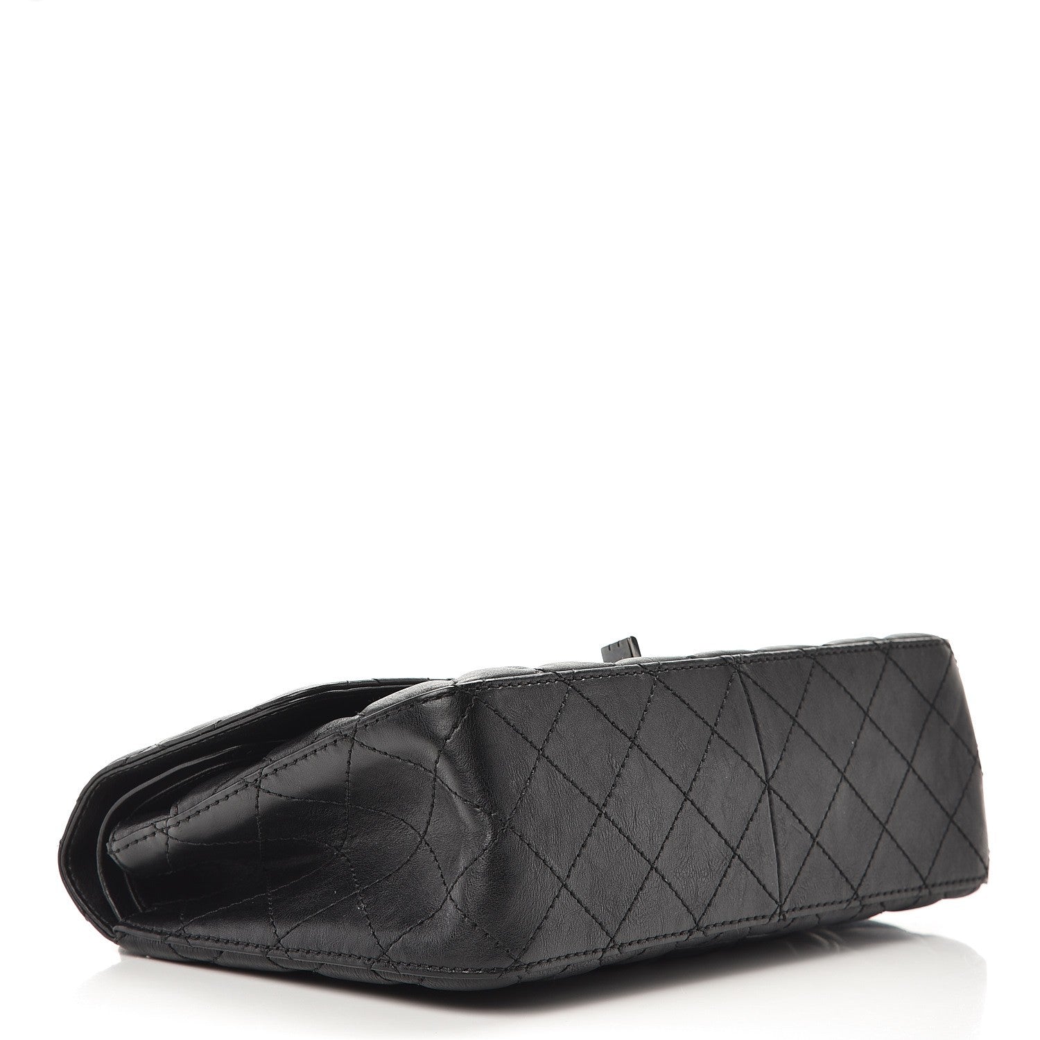 Chanel Crumpled Calfskin Quilted 2.55 Reissue 226 Flap So Black 5 of 9