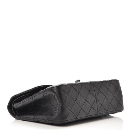 Chanel Crumpled Calfskin Quilted 2.55 Reissue 226 Flap So Black 5 of 9