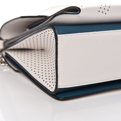 Givenchy Lambskin Perforated Small GV3 Shoulder Bag White 8 of 9