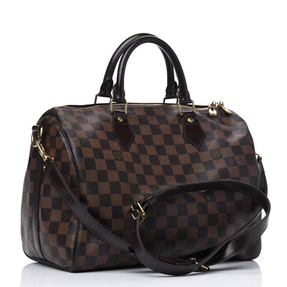 Louis Vuitton Damier Ebene Speedy Bandouliere 30 2 of 9