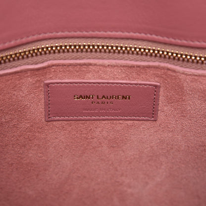 Saint Laurent Calfskin Small Sac De Jour Dark Rose 7 of 12